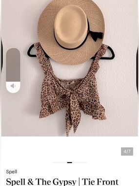 NWT spell and the gypsy frankie top size medium